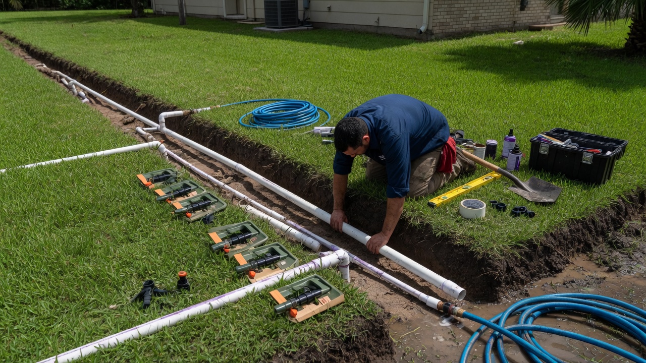 Sprinkler System Installation