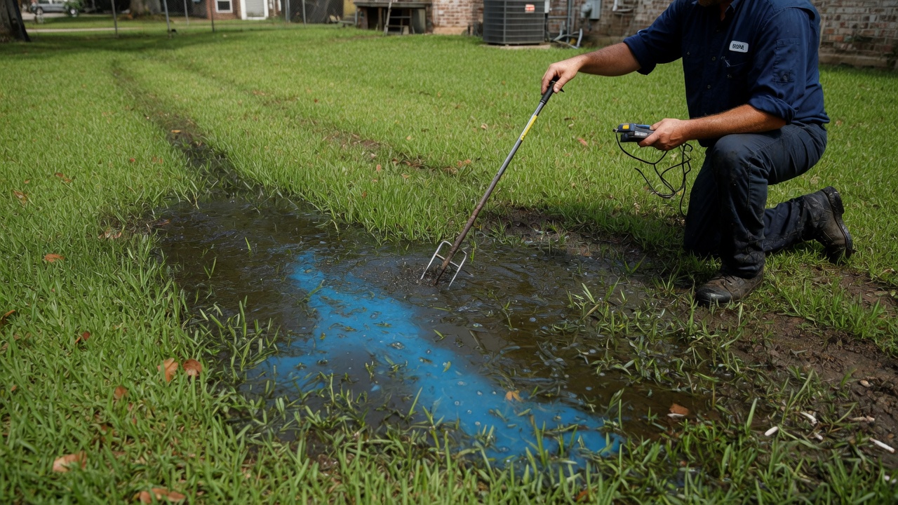 Sprinkler Leak Detection